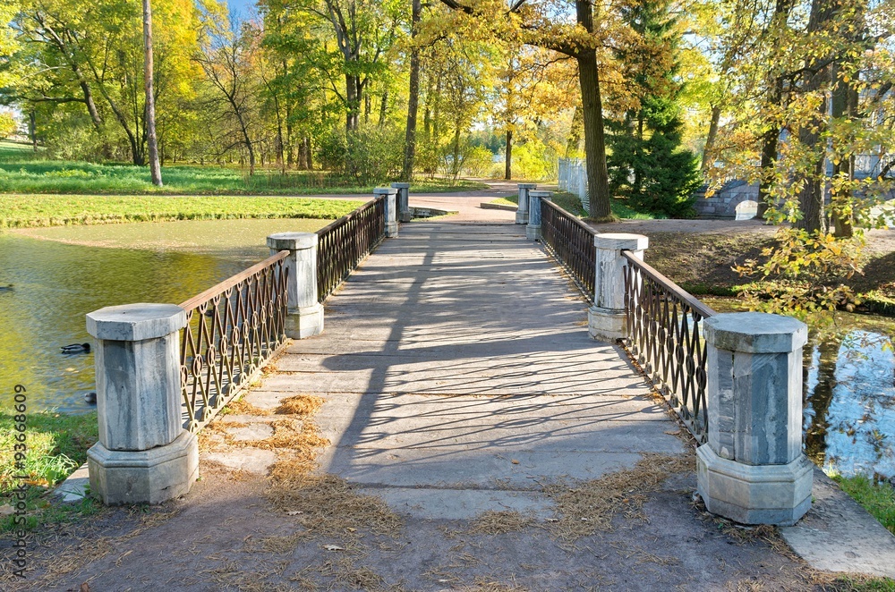 Bridge in the Catherine Park, Pushkin (Tsarskoe Selo), Russia. Bridge in the Catherine Park, Pushkin (Tsarskoe Selo), Russia.