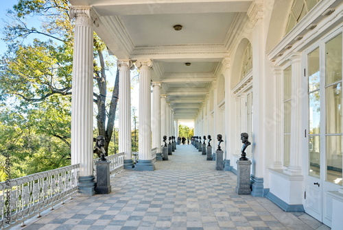 Cameron gallery in Catherine Park, Pushkin (Tsarskoe Selo), Russia. photo