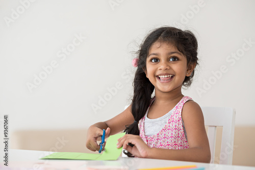 Photography Cheerful little girl
