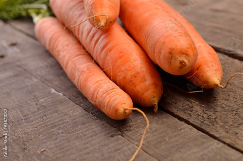 Rich harvest, organic carrots