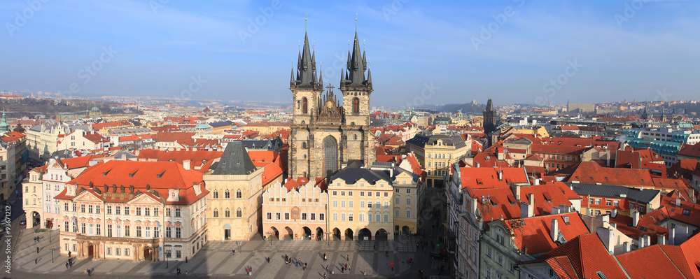 Obraz premium Place de la vieille ville, Prague