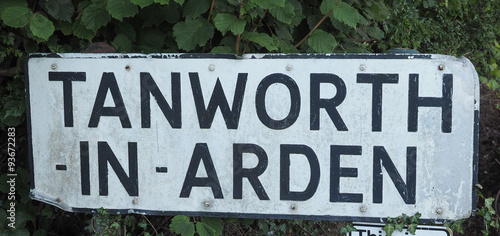 Tanworth in Arden sign photo