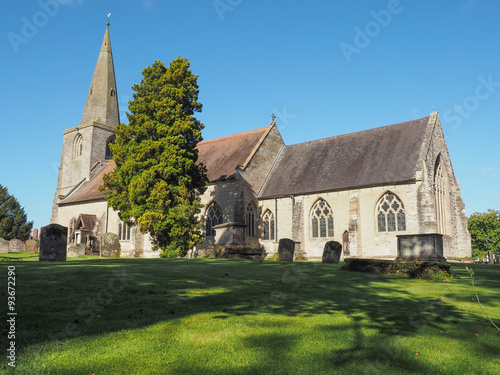 Canvas Print St Mary Magdalene church in Tanworth in Arden