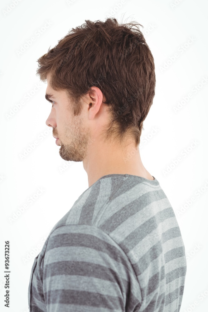 Side view of hipster Side view of hipster