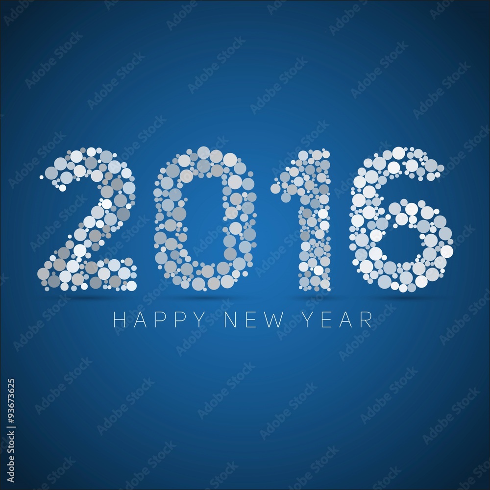 Happy new year, 2016, Vector Illustration Happy new year, 2016, Vector Illustration