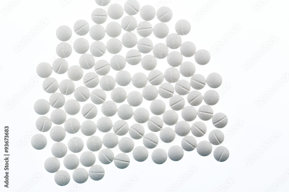Weiße Tabletten Weiße Tabletten