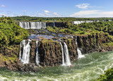 View of the falls at Iguazu Falls,  Brazil