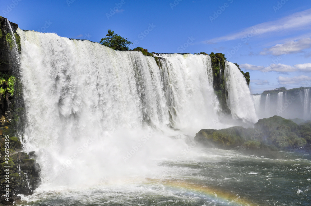 On top of Devil's Throat at Iguazu Falls, Brazil On top of Devil's Throat at Iguazu Falls, Brazil