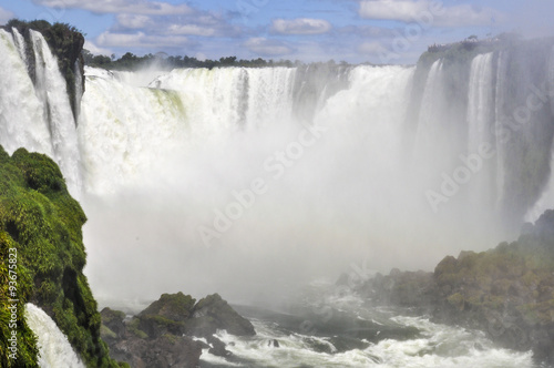 Close to Devil s Throat at Iguazu Falls   Brazil