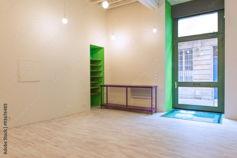 Obraz premium Empty office with colours