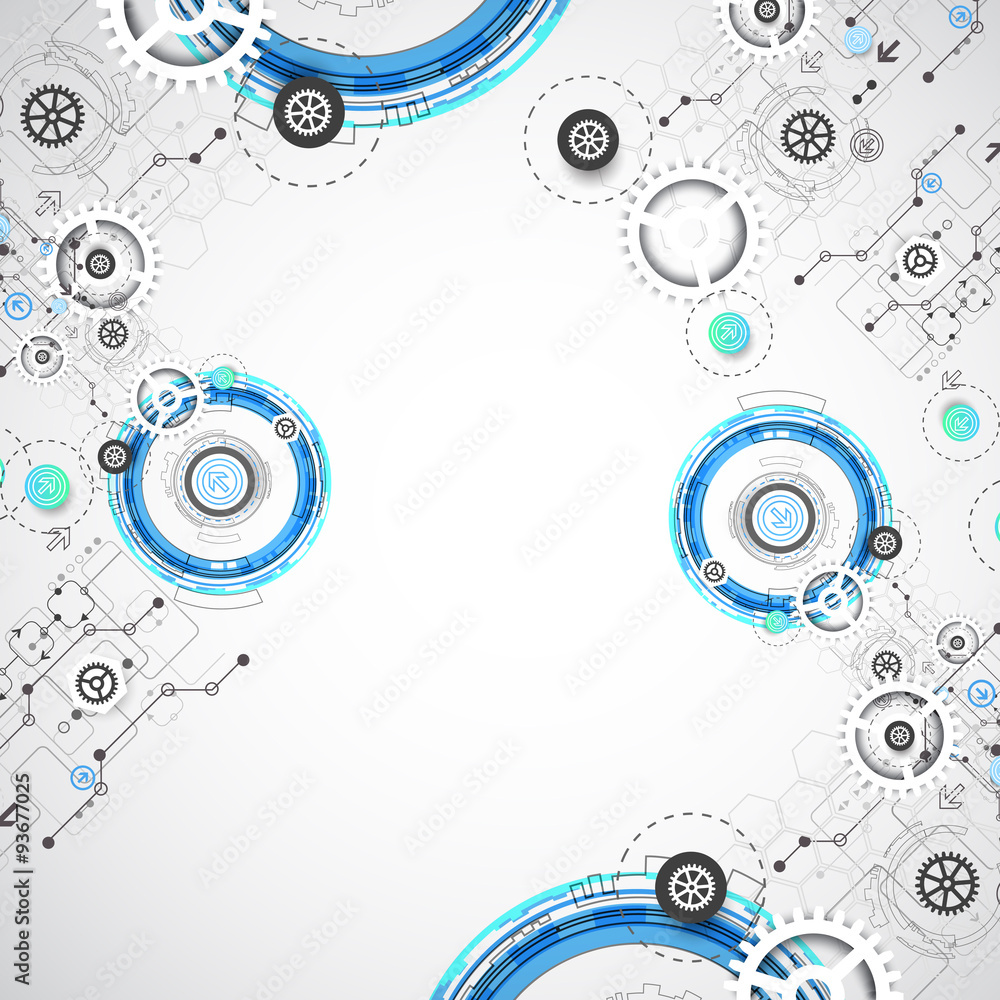 Abstract digital communication technology background. Abstract digital communication technology background.
