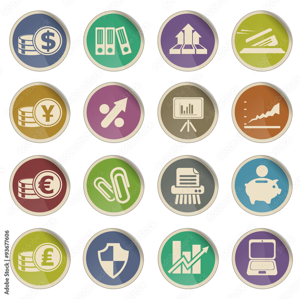 Business and Finance Web Icons Business and Finance Web Icons
