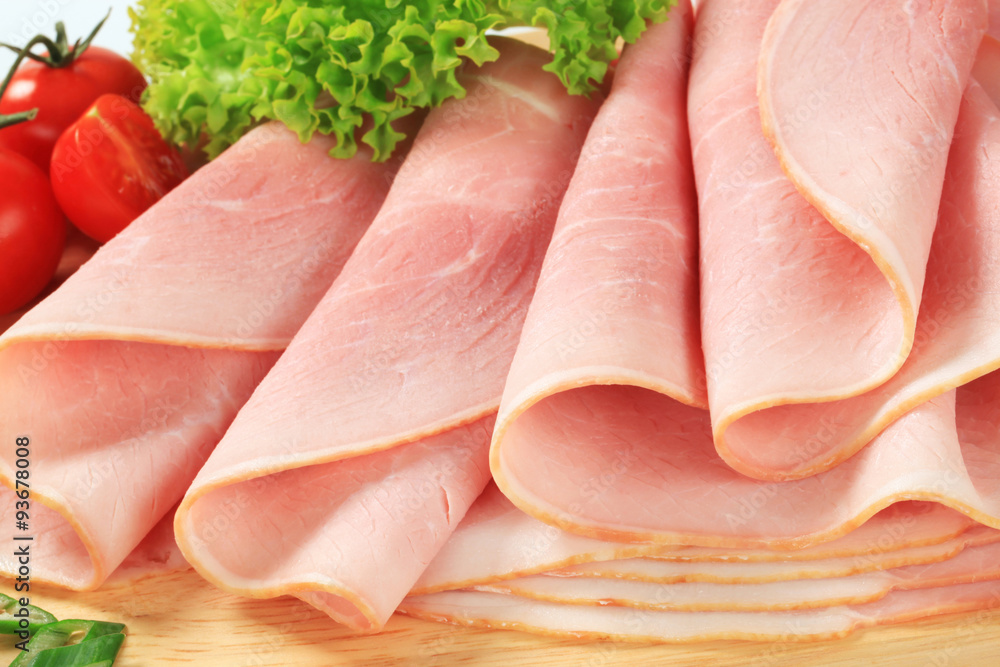 slices of ham slices of ham