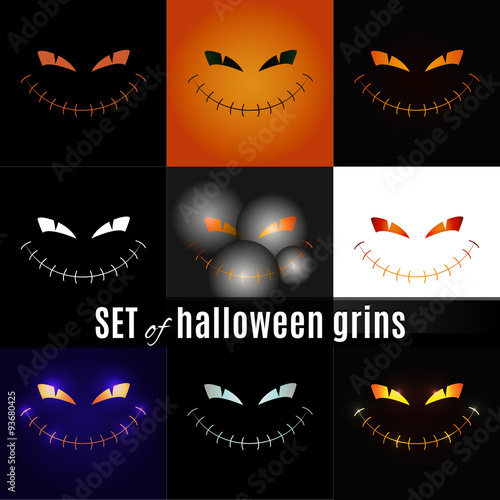 SET_of_halloween_grins