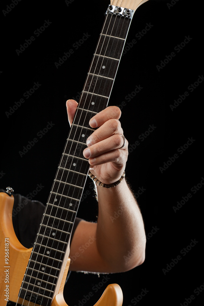 Fototapeta premium Guitar hero playing