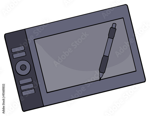 Hand drawn graphic tablet