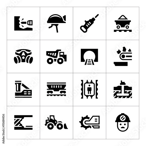 Set icons of mining