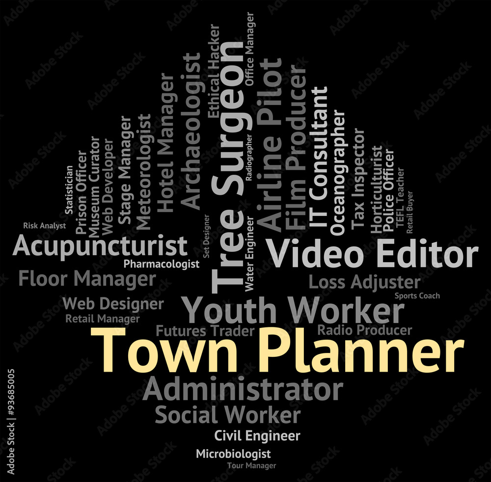 Town Planner Represents Urban Area And Administrator Town Planner Represents Urban Area And Administrator