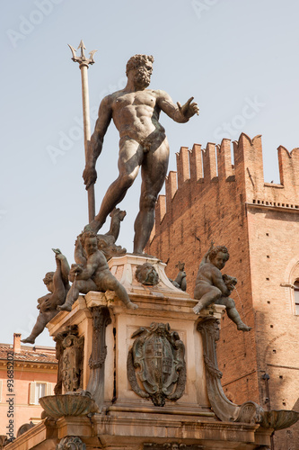 Canvas Print Bologna, fontana del Nettuno