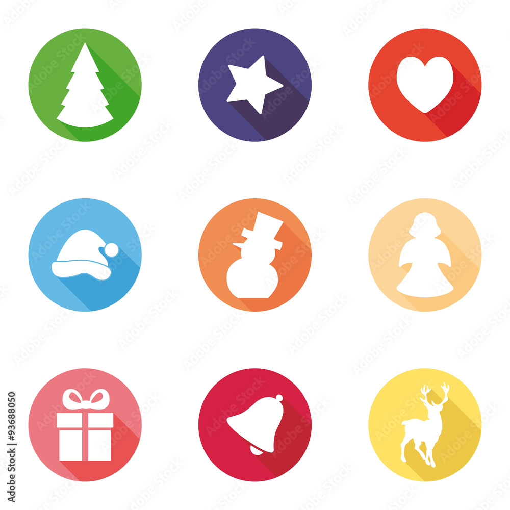 Weihnachtliches Icon-Set - Vektor Weihnachtliches Icon-Set - Vektor
