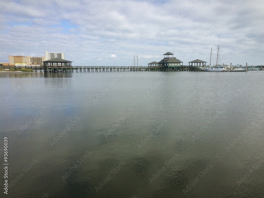 Mississippi Gulf Coast water & pier