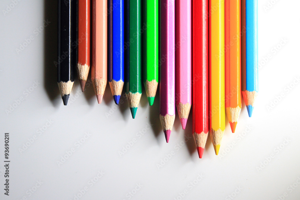 Pencil colored