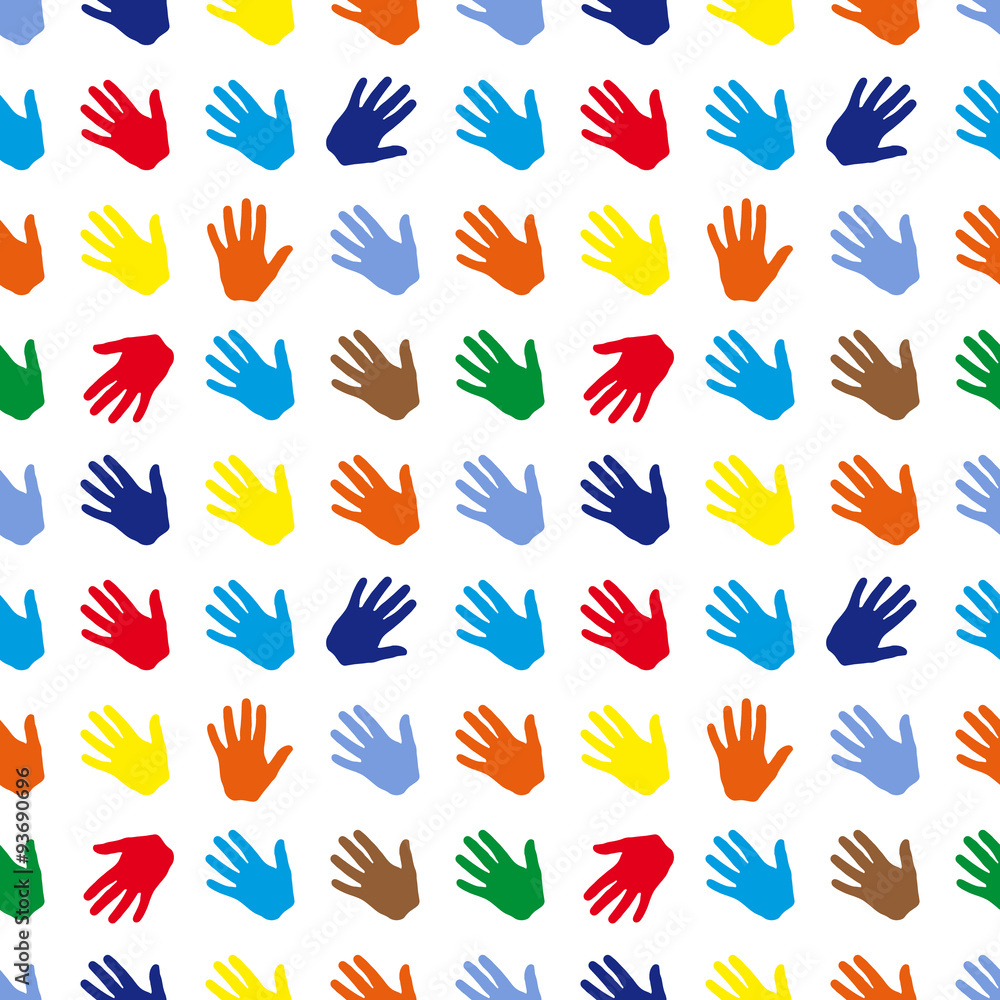 seamless pattern of colorful brush seamless pattern of colorful brush