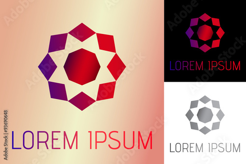 Abstract logo, fashion luxury style, Gems logo, diamond logo, jewelry, jewellery, jewelery or gems company