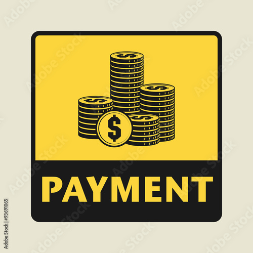 Payment icon or sign