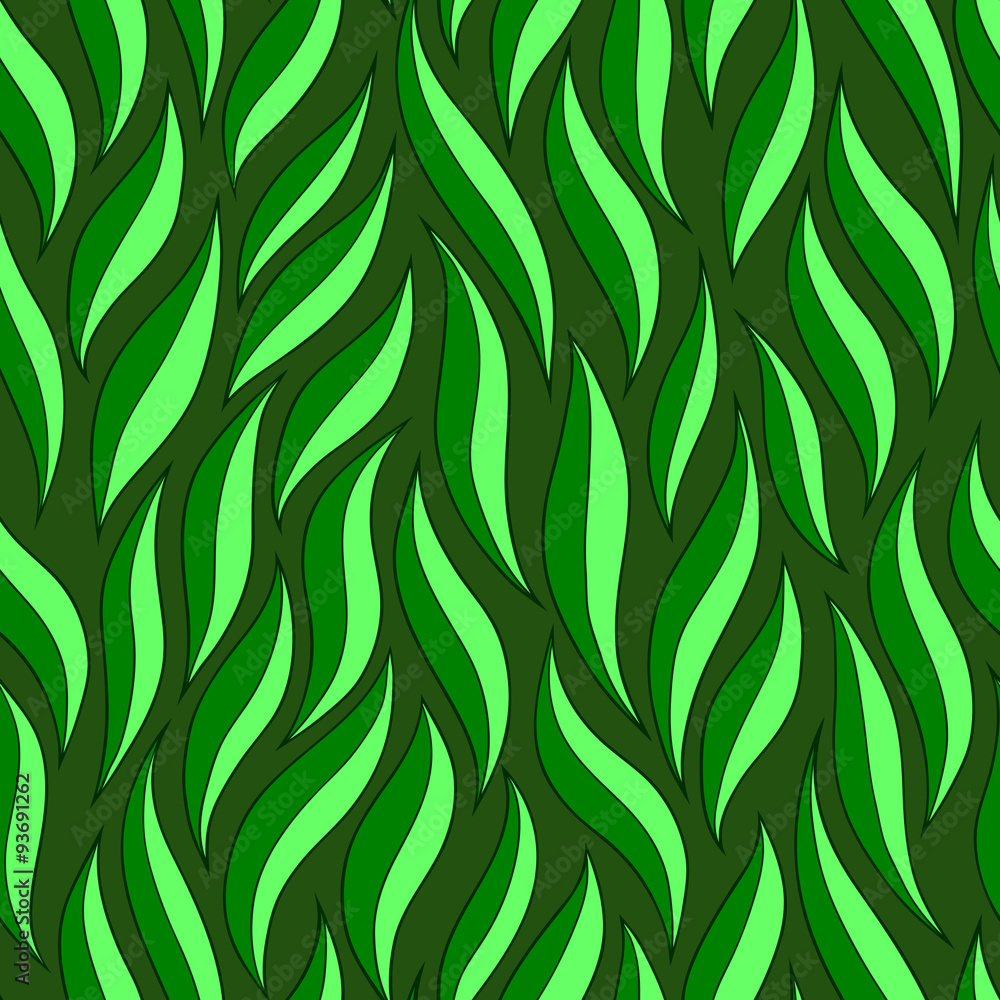 abstract two-tone green leaves abstract two-tone green leaves