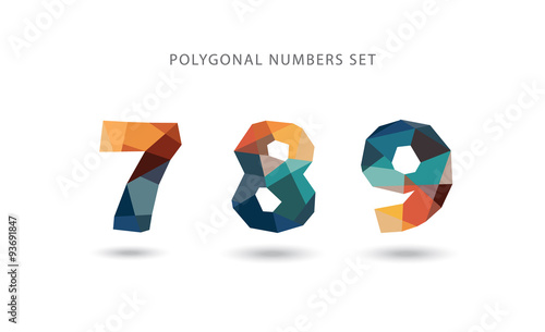 Polygonal numbers set.