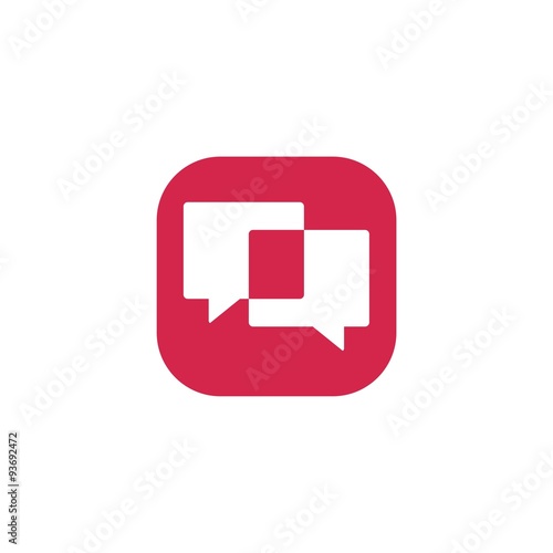 Text display icon. Vector. The flat design.