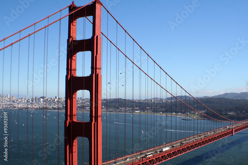 Fototapeta Naklejka Na Ścianę i Meble -  Golden Gate Bridge stock photo High quality