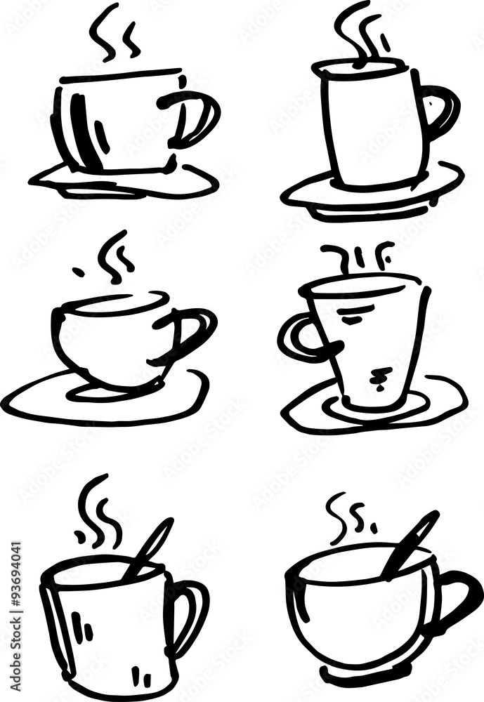 Coffee cup sketch Coffee cup sketch