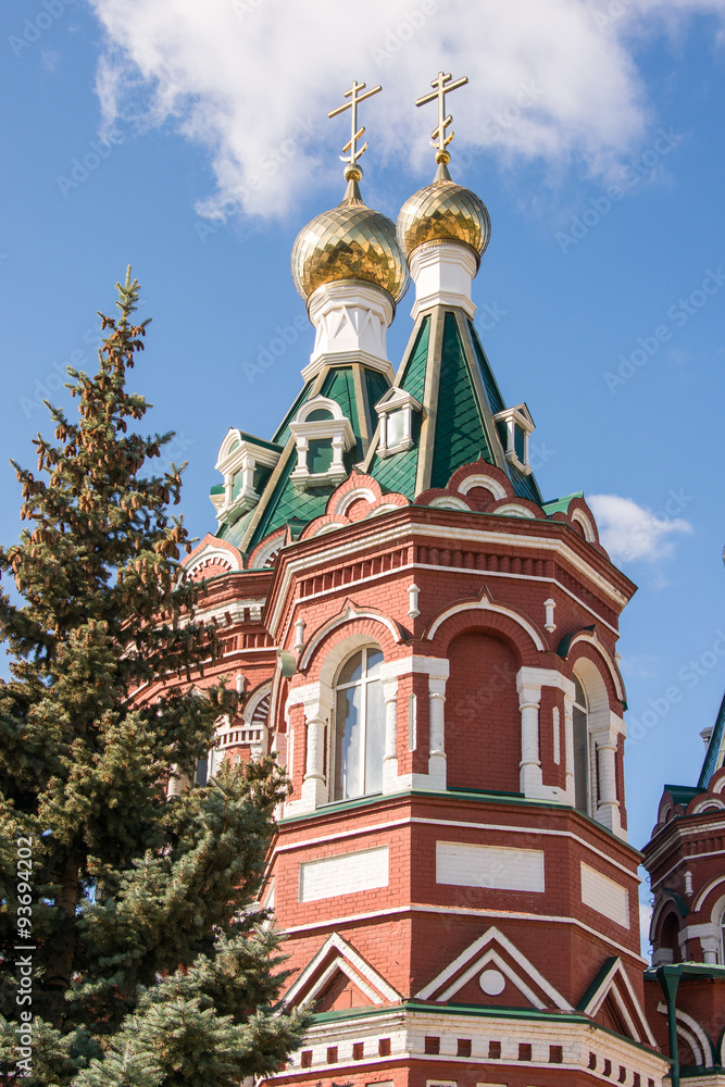 Dome of Kazan Cathedral in Volgograd