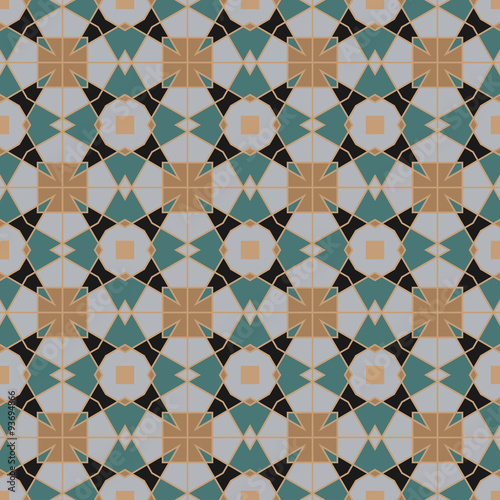 Seamless pattern in oriental style