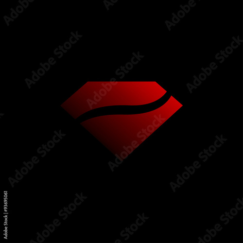 Gemstones design use for Gems logo, diamond logo, background for jewelry, jewellery, jewelry or gems company