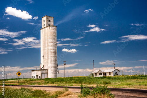 Texas Grain Silo and Wind Farm