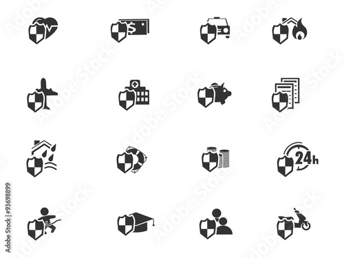 Insurance icons