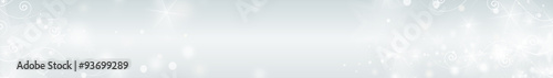 Weihnachten Silber Sterne Hintergrund Banner Vektor