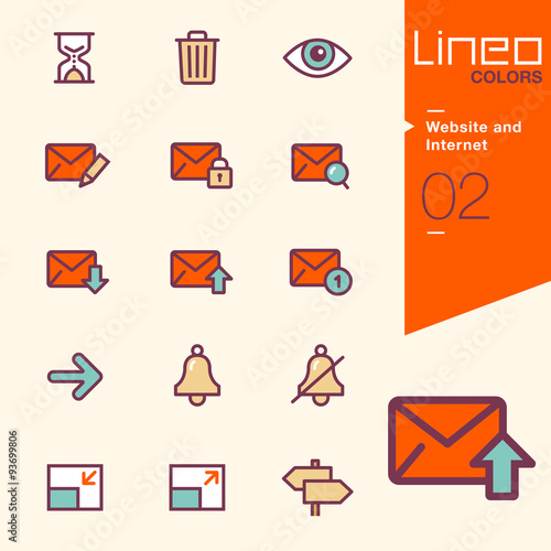 Lineo Colors - Website and Internet icons photo