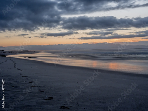 Picturesque sunrise on False Bay beach in South Africa - 4 © gdefilip