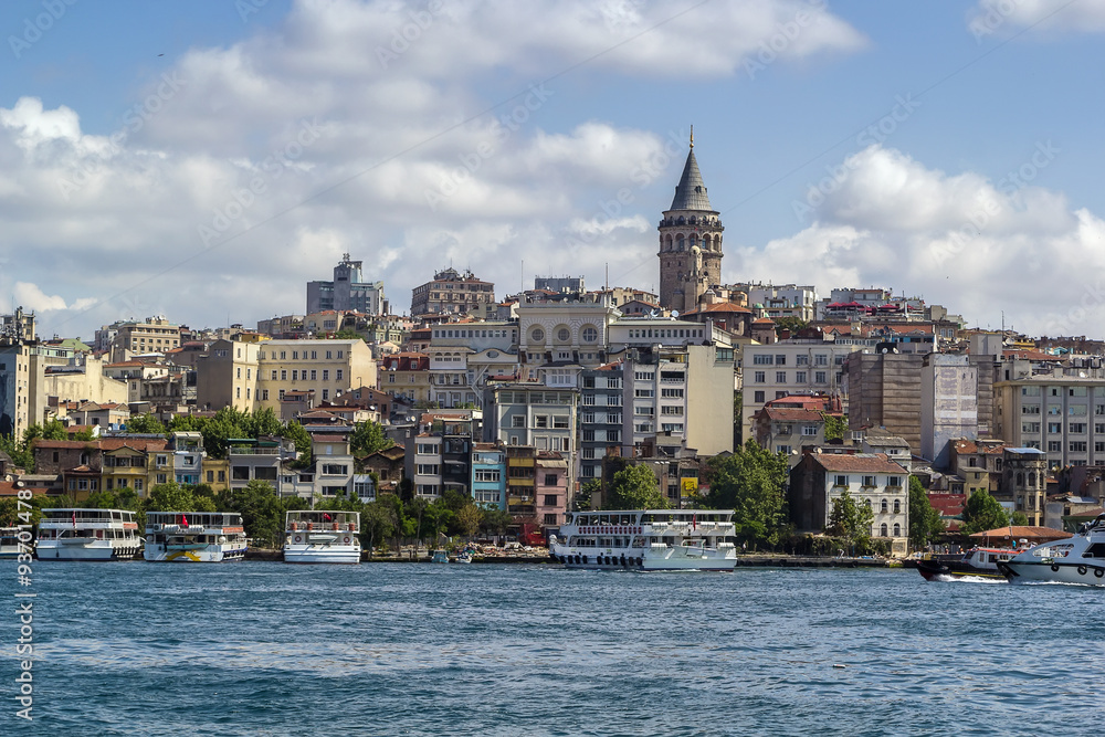 View of  Istanbul Beyoglu area