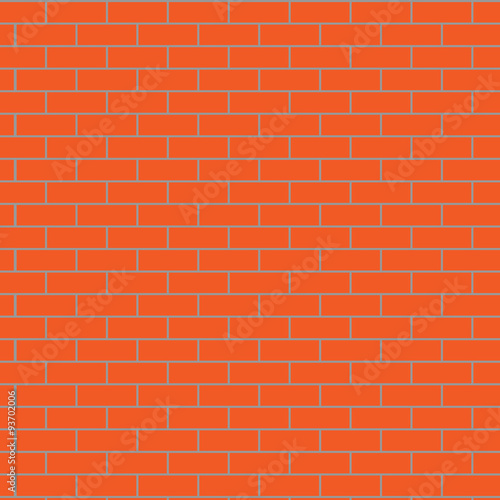 Seamless brick wall orange