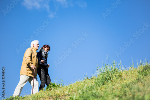 Walking in the mountians