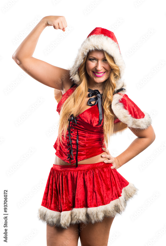 Lucky christmas woman Lucky christmas woman