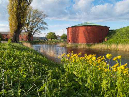 Malmohus Castle and the channel round fortress, Malmo, Sweden photo