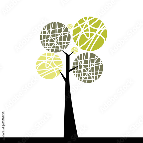 Abstract Cute Tree