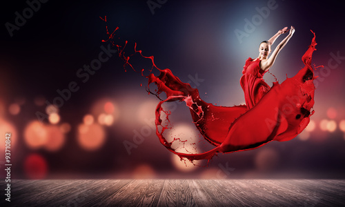 Obraz na płótnie Dance with passion w salonie