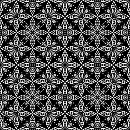 seamless black pattern